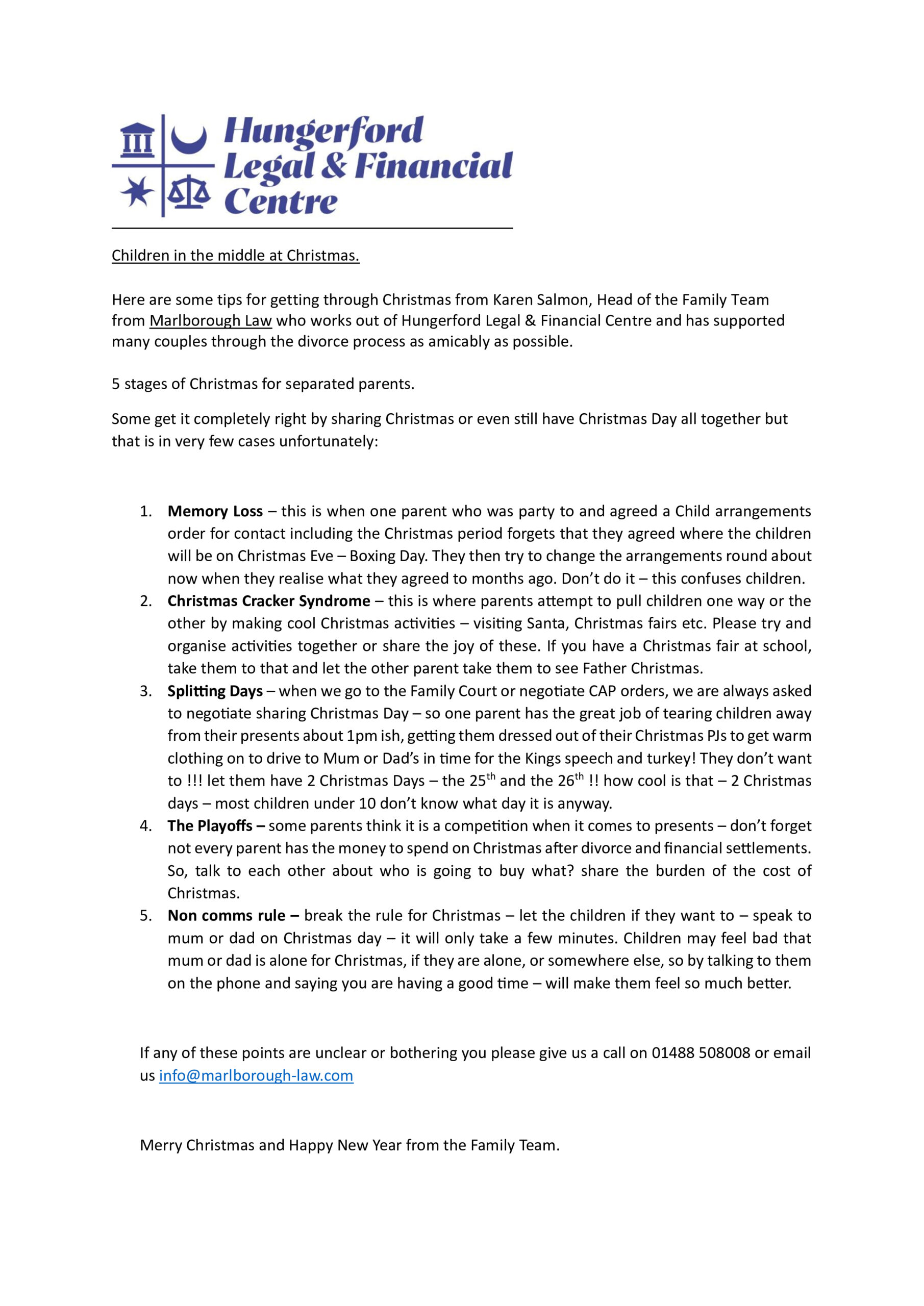 Children in the middle at Christmas (1)